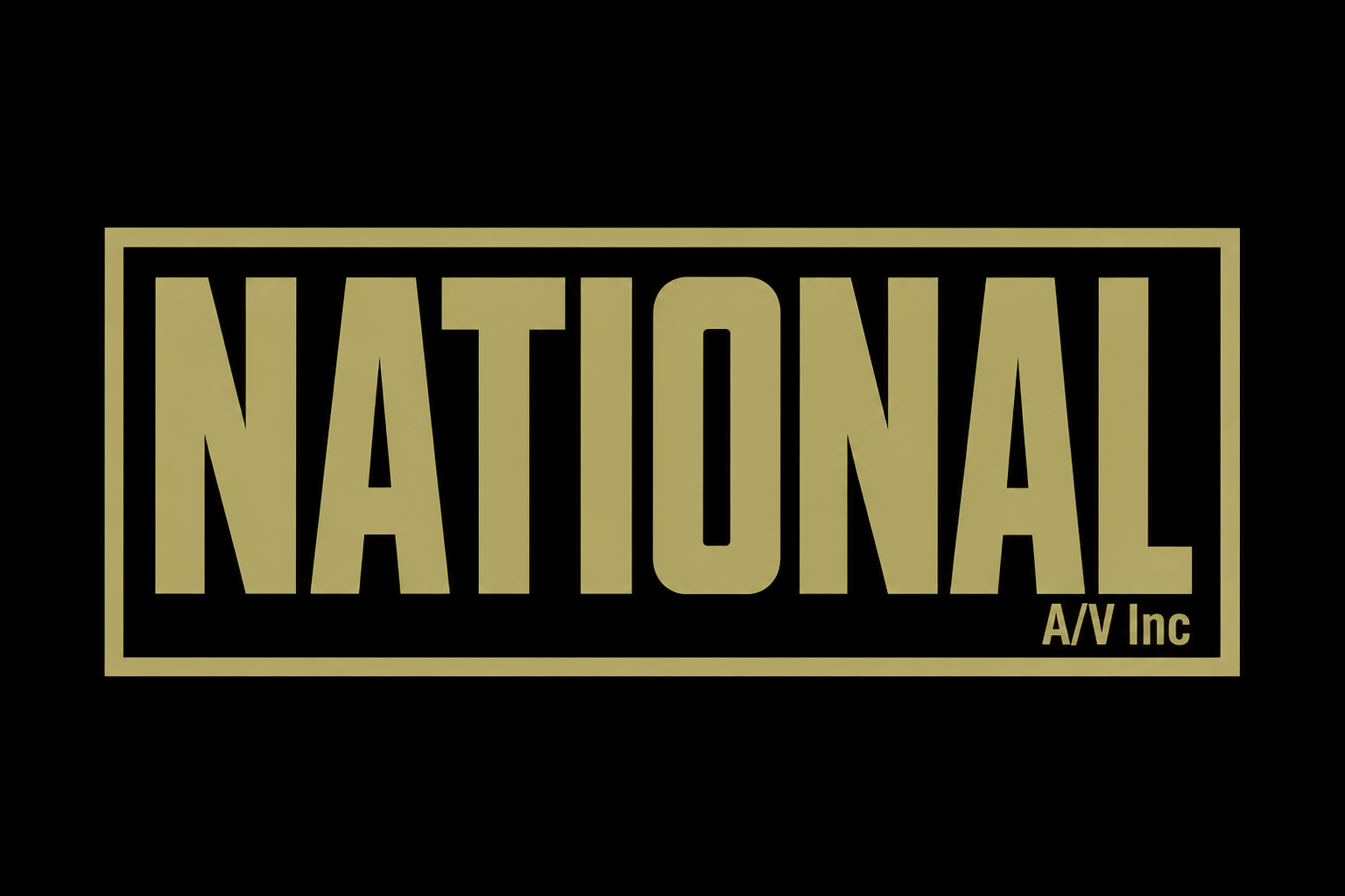 national a:v inc logo